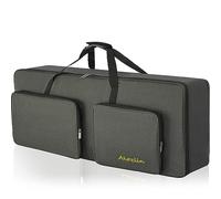 AKOZLIN 61-Key Full Padded Keyboard Gig Bag, 41.7”×17.3”×6.3”Portable Electric Piano Keyboard Case Foldable Bag