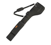 AKOZLIN Golf Carry Bag 8-10 Pack Club Travel Case with Strap and 3 Pocket Soft Foldable Sunday Bag Pouch Golf Training Practice Portable Pencil Zipper Pouch Lightweight,Black