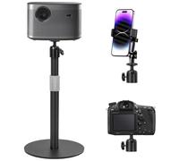 AKOZLIN Projector Stand Tabletop Adjustable Height 20-40cm 360 Degree Rotation Desktop Projector Mount ,6kg Load Capacity,Compatible with Projector Camera