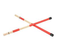 Akozon 1 Pair Drum Set Beam Sticks Bundled Dowel Drumsticks For Performance Percussion Accessories Green For Home (Red)