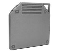 Akozon 10 Inch Empty Tape Reel Storage Box - Professional Scratch Resistant Open Reel Recording Tape Case with Label Paper and Portable Handle for Organized Sound Storage (Grey)