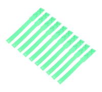 Akozon 10-Pack Cattle Identification Bands - Colorful Plastic Marking Collars for Livestock Management - Lightweight, Recyclable, and Safe for Cows (Green)