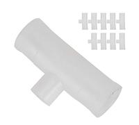 Akozon 10 Pack Chicken Drinker Less Steel Ball Valve Water Nozzle for Direct Connection (1/4 17.5-18cm Head Circumference)
