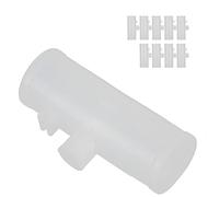 Akozon 10 Pack Chicken Drinker Less Steel Ball Valve Water Nozzle for Direct Connection (1/6 15.5-17.5cm Head Circumference)