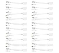 Akozon 10 Pair IP Camera POE RJ45 Cable Power Over Ethernet Adapter Injector Splitter DC 12 V, 10 Pair POE Injector and Splitter IP Camera RJ45 Cable Power Over Ethernet Adapter