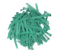 Akozon 100 Numbered Chicken Leg Bands - Reusable Identification Tags for Poultry, Ducks, Chicks, Pigeons, and Geese - Easy to Apply Leg Rings (Green)