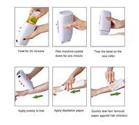 Akozon 100g Depilatory Wax - Beeswax Roll On Hot Wax for Effective Hair Removal - 12 Flavors Available (Assorted Color #39)