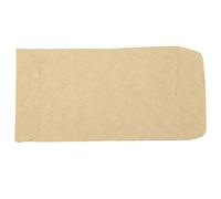 Akozon 100pcs Kraft Seed Storage Bags 6x11cm, Self Adhesive Envelopes for Corn Wheat Rice Sorghum Sunflower Vegetable Seeds, & Tear Resistant (6 * 11 Adhesive)