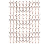 Akozon 100pcs Rose Gold Shaped Paper Clips Fun Metal Office Clips in Airplane and Bone Designs for Organizing Documents Cute and Portable for Daily Use (Plane Shape)