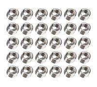 Akozon 100Pcs Thread Inserts, Male Female Reducing Nut Repair Inserts, M2.5x0.45 Collated Screws Tool Stainless Steel Fastener M2.5x0.452D Fastener (1.5D)