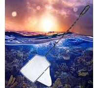 Akozon 10PCS Aquarium Fishing Net Set Durable Plastic Fish Trap with Fine Mesh for Fish Tank Use (ZY-YW black fish size: ten inches)