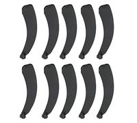 Akozon 10PCS Fashionable Black Banana Hair Clips, Non-Slip, Non-Damaging Hair Accessories, Flexible Ponytail Holder for All Hair Types