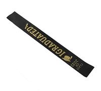 Akozon 10Pcs Graduation Sash Class of 2023 I Graduated Stole with Gold Glitter Letters for Party Celebrations