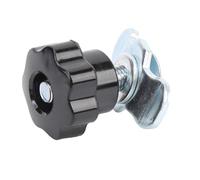 Akozon 10PCS L Track Threaded Stud Fittings Silver Color M13 Threaded Double Stud Lug for Van Pickup Truck (40)