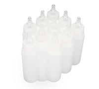 Akozon 10pcs Pet Feeding Bottles with Soft Silicone S Thickened Small Animal Milk Bottle with Measurement Scale for Pigs, Cattle, Sheep, Cats, and Dogs