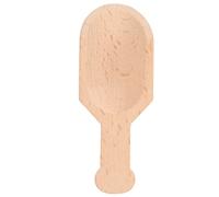 Akozon 10pcs Wooden Bath Salt Scoop Set, Polished Surface Scoops for Home Spa, Shower Room and Gifting (Type 2 (2.3x7.6cm/0.9x3.0in))