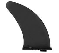 Akozon 11-inch Surf SUP Fin with PVC Fixed Socket Type Black Center Stabilizer Attachment and Paddle for Longboard Surfboard