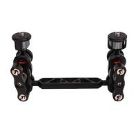 Akozon 11in Lengthened Adjustable Articulating Arm Aluminum Alloy Extension Bar for Camera Monitor