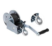 Akozon 1200LBS Heavy Duty Winch with 8M Strap Hand Crank Cable Gear Winch for Boat Trailer, 1200LBS Boat Trailer