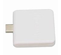 Akozon 125Khz Portable Square Card Reader Id Mobile Phone Card Reader Type C Interface Square for Mobile Payment and Access Control, Credit (White)