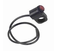 Akozon 12V 16A Motorcycle Handlebar Headlight Fog Spot Light On Off Switch, 12V 16A Motorcycle Motorbike Handlebar Headlight Fog Spot Light On Off Switch Black