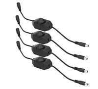 Akozon 12V-24V LED Brightness Dimming Knob Controller | 4Pcs LED Dimming Controller - Stepless Brightness Adjustment for DC 12V-24V Lights