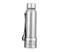 Akozon 12V 24V Portable Car Electric Kettle - Transparent 280ml Hot Water Heater for Camping, Tea, Coffee & Noodles (Silver)