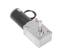 Akozon 12V DC Geared Motor, 18W Large Torsion Reversible Speed Reduction | Aluminum alloy, self-locking, speed, compact design, easy installation