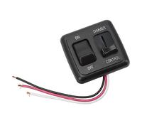 Akozon 12V DC Toggle Dimmer Switch for LED Halogen Incandescent Lights, Compatible with RVs Cars Trucks Boats, 9V 16V DC High Side Dimmer Control with Memory Function