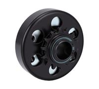 Akozon 14 Tooth Centrifugal Clutch 25.4mm Inner Bore, Complete with 420 Size Drive Chain. Replacement for Most Go Kart, Mini Off Road Motorcycle, Small Displacement Engine.