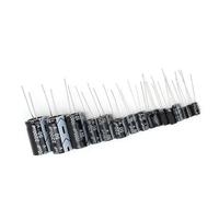 Akozon 150PCS Electrolytic Capacitor Kit 50V 1uF to 2200uF Assortment for Electronics Repair Projects High Stability Low