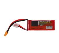 Akozon 1600mAh 70C 3S LiPo Battery Pack with XT60 Plug High Performance 11.1V Rechargeable Cell for RC Models