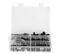 Akozon 173 Pcs Motorbike Universal Fairing Bolt Kits Fasteners Motorcycle Fairing Bolts Kit Fastener Clips Screw Motorcycle Fairing Bolts Kit Windscreen Bodywork Screws Nuts Hardwares for Motorbike