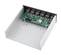 Akozon 19 Pin to 4 USB 3.0 & 2 USB 2.0 Front Panel Hub with Metal Design - MultI Device Connectivity for Enhanced Data Transfer