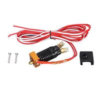 Akozon 2 In 1 Ou Ho End Ki, In Color Me Al 12V 3D Prin Er Ex Ruder Accessories Wi H Silicone Cover Screw or Ender 3 CR10S Pro24V Pro Par S and 24V (12V)