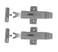 Akozon 2-Pack SelFLocking Cabinet Door Push Latch - Rebounder for Wardrobe & Cupboard - ImpacTAbsorbing Device to Prevent Scratches and Collisions