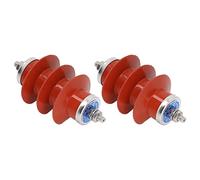 Akozon 2 PCS 15KV Electric Fence Arrester High Voltage Protection for Power Grid Durable Garden Fence Accessories with 0.7 Cm Male Thread