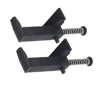 Akozon 2 Pcs Brick Line Runner - Adjustable 9 to 12cm Clamping Tool for Bricklaying with Anti-Slip Pad - Portable Engineering Plastic Brick Wire Drawer