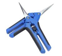 Akozon 2 Pcs Garden Pruning Shears Ergonomic Hand Pruner with Straight and Curved Less Steel S for Precise Plant Care
