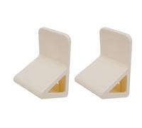 Akozon 2 Pcs Shower Foot Rest for Shaving Legs - No Drill Wall Mounted Triangular Anti-Slip Foot Pedal Holder for Ultimate Comfort in Showering (Cream Yellow)