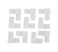 Akozon 20 Pcs 90 Degree Aquarium Hose Elbow for Fish Tank L Shape Fittings for 16mm Water Pipe Adapters