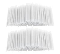 Akozon 200 Pcs Fiber Optic Splice Sleeve 60mm Length Clear Bare Fiber Heat Shrink Tubing