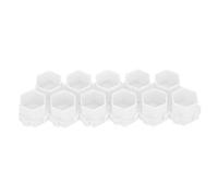Akozon 200Pcs Ink Cups - Stackable Pi Ent Holders for Permanent Makeup - Space-Saving Plastic Ink Containers in Pink (White)