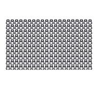 Akozon 200PCS Reusable PP Plastic Chicken Beak Clips for Roosters - Prevent Pecking, Improve Survival Rate, Easy to Apply Poultry Farming Supplies (D type black)