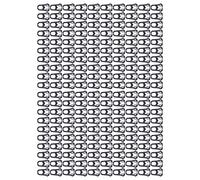 Akozon 200PCS Reusable PP Plastic Chicken Beak Clips for Roosters - Prevent Pecking, Improve Survival Rate, Easy to Apply Poultry Farming Supplies (E type black)