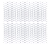 Akozon 200PCS Reusable PP Plastic Chicken Beak Clips for Roosters - Prevent Pecking, Improve Survival Rate, Easy to Apply Poultry Farming Supplies (L White)