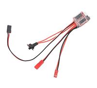Akozon 20A ESC Electronic Speed Controller with Brake - 2KHz Forward Reverse Control for RC Car and Boat Models ((Brushed E-Controller))