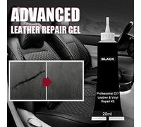 Akozon 20ml Leather Repair Gel Cream - Auto Maintenance Coating Paste & Conditioner for Car, Jackets, Shoes, Bags, and Furniture (black)
