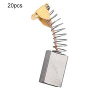 Akozon 20pcs Replaceable Great Conductive Carbon Brush for Electric Motors 101 61015mm, 20pcs Carbon Brush Replacement Replaceable Electric Motor Brushes Drywall Sander Great Conductive