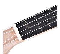 Akozon 21 Inch Basswood 4 String Ukulele Diy Kit Create Your Own Heart Design Musical Instrument (Flower Petals)